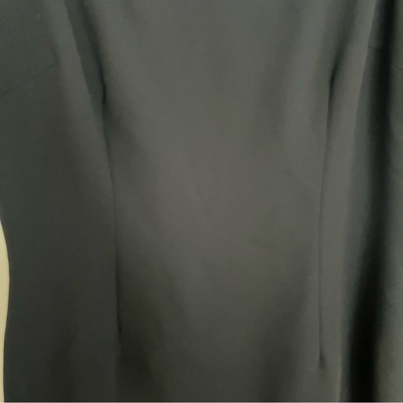 Maggy London Petite Black Mini Dress | Silk Blend Classic LBD Minimal Chic - Picture 9 of 11